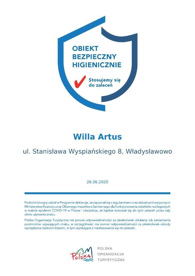 Władysławowo Willa Artus מראה חיצוני תמונה